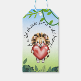 Custom Lion Gift Tag – Editable Quote & Design