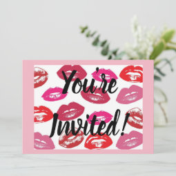 CUSTOM Lipsense Party invitation + envelopes | Zazzle