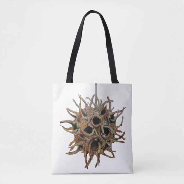 Custom Liquidambar styraciflua (Pod) Tote Bag (Front)