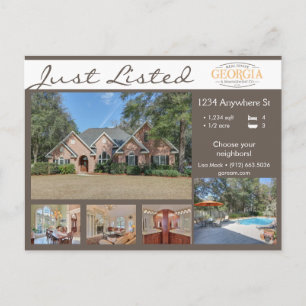 Custom Listed or Sold (5 picture) Postcard