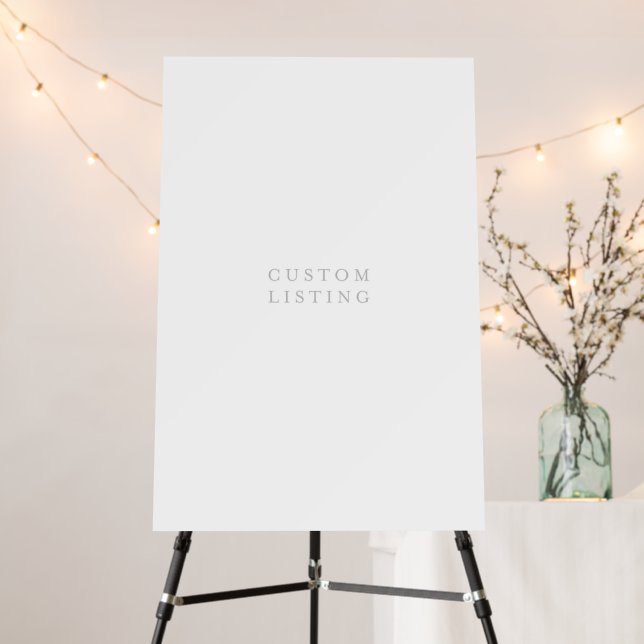 Custom Listing | 20x30 Personalized Foam Board (In Situ (Stand))