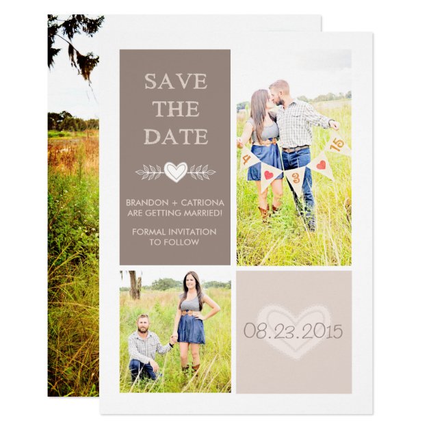 CUSTOM LISTING | SAVE THE DATE ANNOUNCEMENT