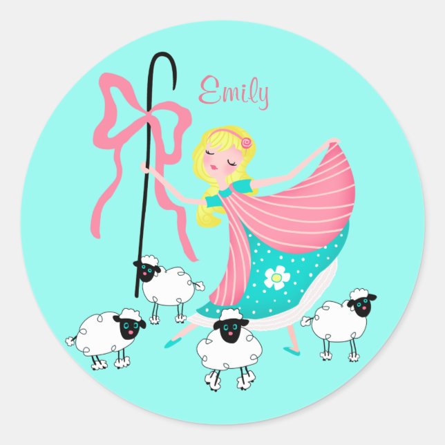 Custom Little Bo Peep Sticker (Front)