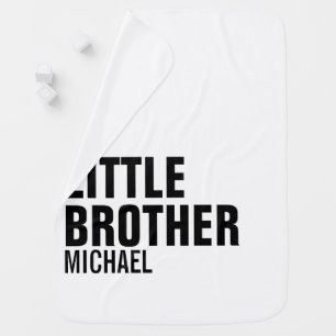 Custom Little Brother Baby Blanket