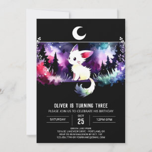 Custom Little Cat Birthday Invitation