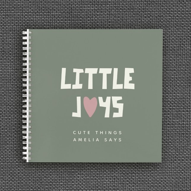 Custom Little Joy Kids Sayings Keepsake Journal (Creator Uploaded)