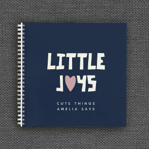 Custom Little Joy Kids Sayings Keepsake Journal