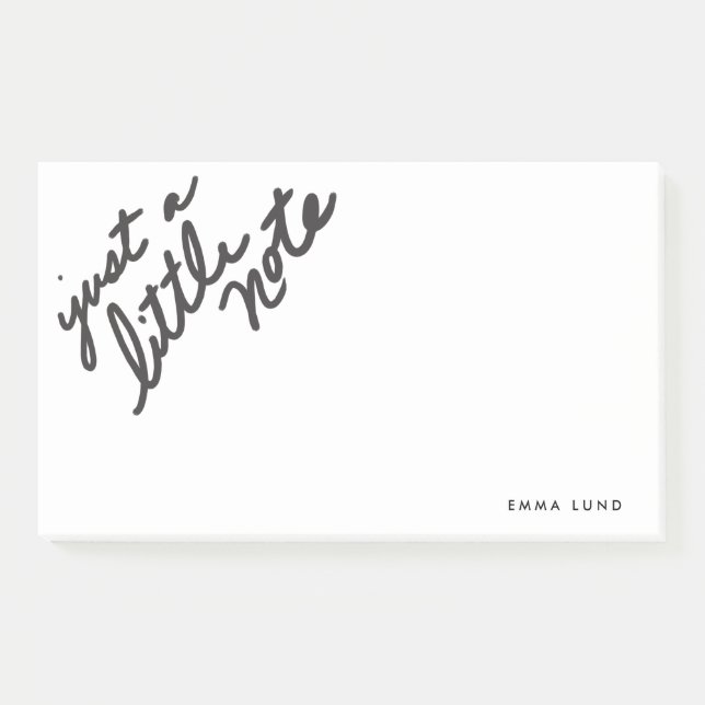Custom Little Note Stationery (Front)
