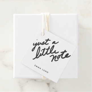 Custom Little Note Stationery Favor Tags