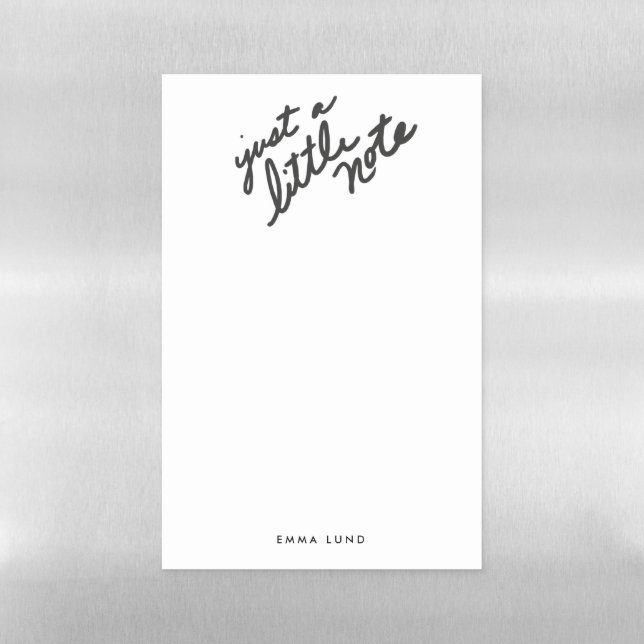 Custom Little Note Stationery Magnetic Dry Erase Sheet (Vertical)