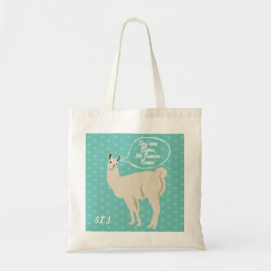 Custom Llama Tote Bag