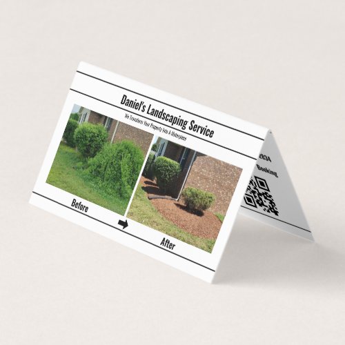 Custom Local Service &amp; Business Brochure Business  Card