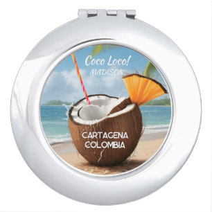 Custom Location Coco Loco Compact Mirror
