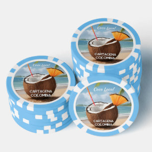 Custom Location Coco Loco Poker Chips