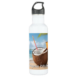 Custom Location Coco Loco Stainless Steel Water Bottle