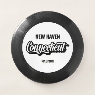 Custom Location & Name Connecticut Wham-O Frisbee