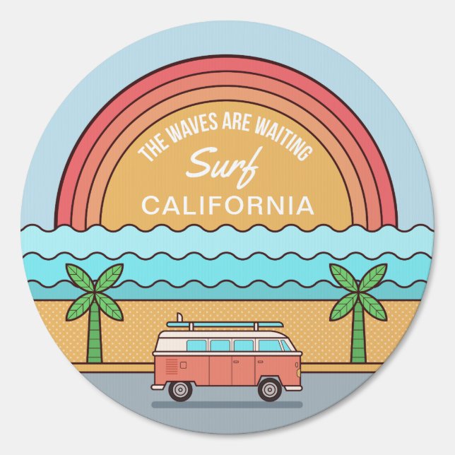 Custom Location Surfer Sign (Front)