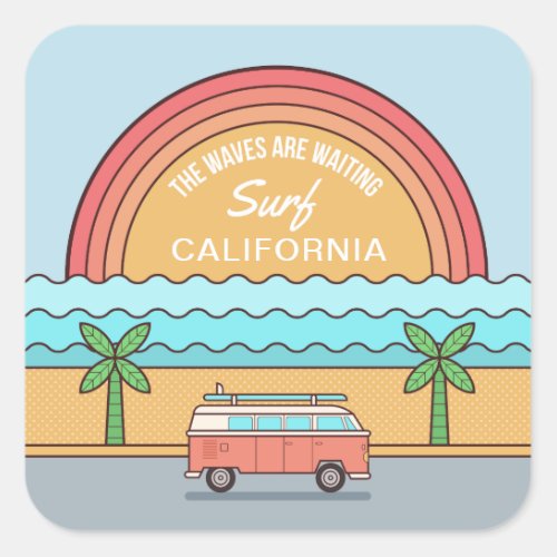Custom Location Surfer stickers