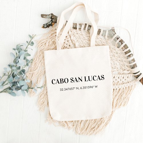 Custom Location Wedding Welcome Vacation Girl Trip Tote Bag