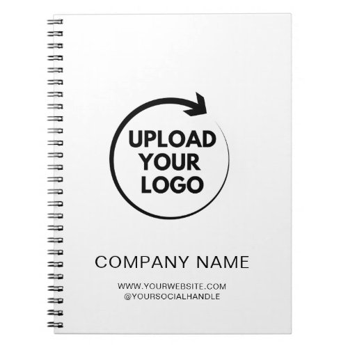 Custom Logo | 6.5" x 8.75" Classic Notebook