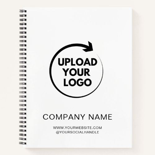 Custom Logo | 8.5" x 11" Classic Notebook