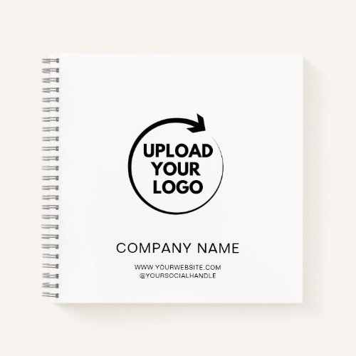 Custom Logo | 8.5" x 8.5" Square Classic Notebook