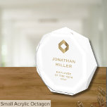 Custom Logo Acrylic Award<br><div class="desc">Show your employees how much you appreciate their hard work and dedication with this company-branded employee recognition award. The sleek and modern design features your company logo and can be customized with the employee's name, department, and the reason for the award. This high-quality award is perfect for recognizing exceptional performance,...</div>