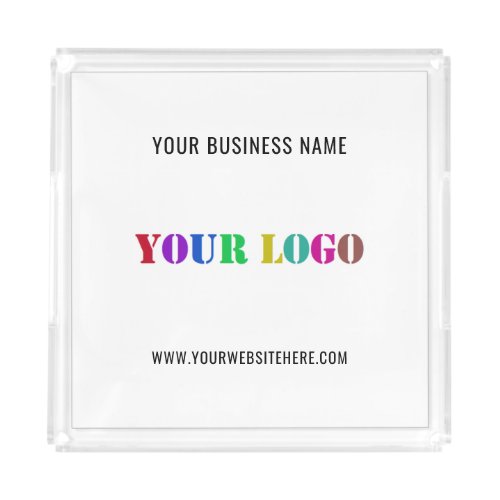 Custom Logo Acrylic Tray _ Promotional Business