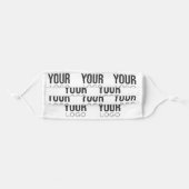 Custom Logo Adult Cloth Face Mask (Front, Folded)