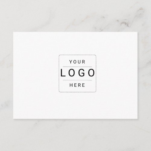 Custom Logo Advice Card