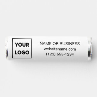 Custom Logo and Business Website or Text Breath Savers® Mints
