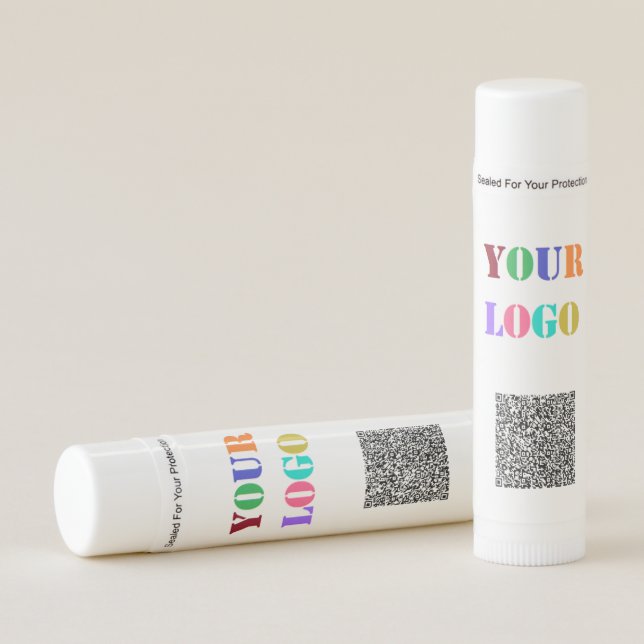 Custom Logo and QR Code Promotional Gift Lip Balm (Front)