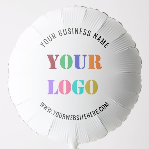 Custom Logo and Text Balloon Promotional Business