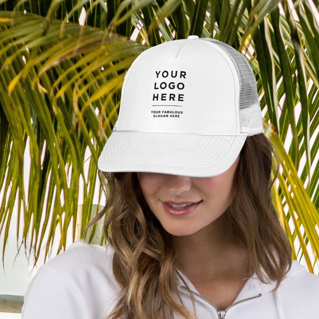 Custom Logo and Text Branded Hat No Minimum (Creator Uploaded)