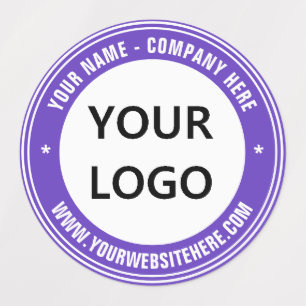 Custom Logo and Text Business Labels Example