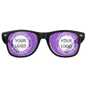 Custom Logo and Text Business Party Sunglasses
