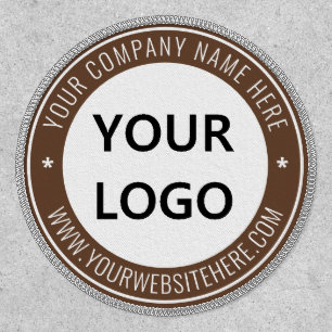 Custom Logo and Text Business Patch Example