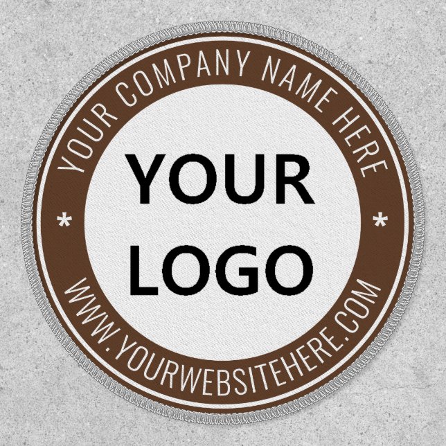 Custom Logo and Text Business Patch Example (Front)