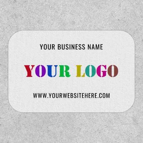 Custom Logo and Text Business Personalized Patch