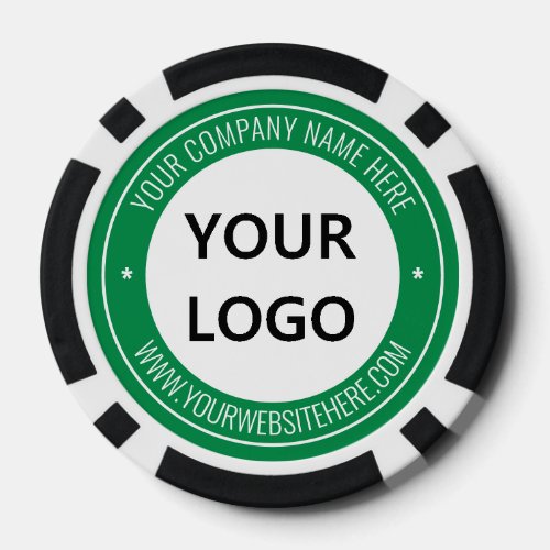 Custom Logo and Text Business Poker Chips