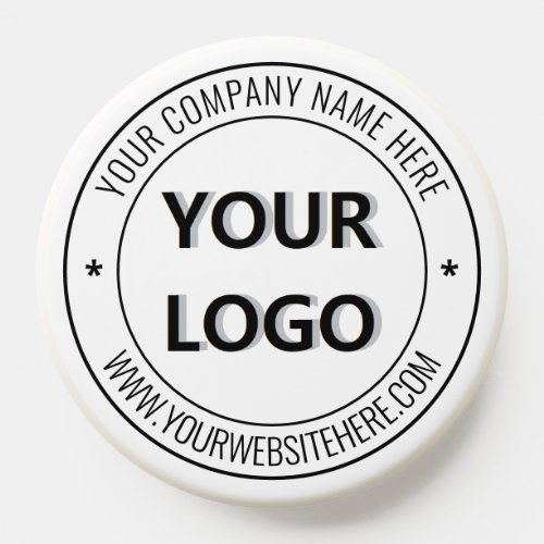 Custom Logo and Text Business PopSocket Gift