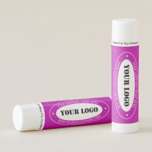 Custom Logo and Text Business Promotion Lip Balm