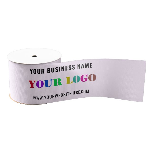 Custom Logo and Text Business Promotional Ribbon (Spool)