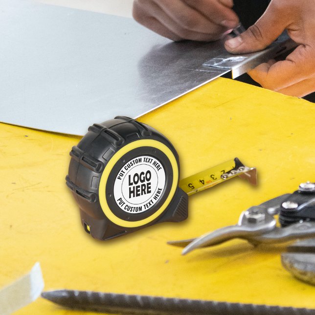 Custom logo and text business promotional tape measure (Creator Uploaded)