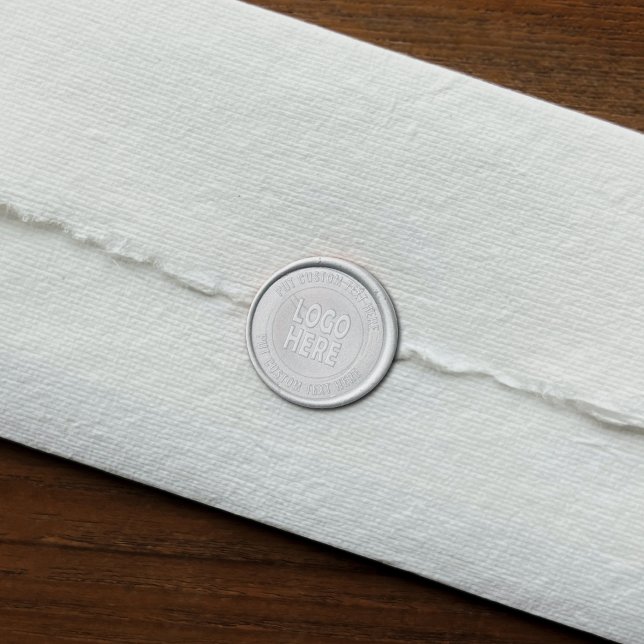 Custom logo and text business promotional wax seal sticker (Creator Uploaded)