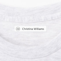 Custom logo and text fabric clothing labels Custom logo and text fabric clothing labels