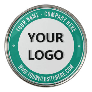 Custom Logo and Text Golf Ball Marker Example