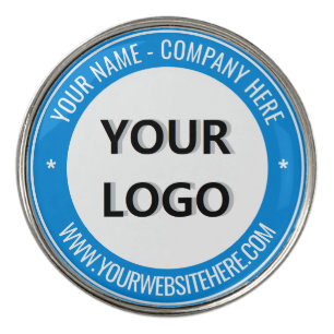 Custom Logo and Text Golf Ball Marker Your Color