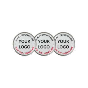 Custom Logo and Text Golf Ball Marker Your Colors