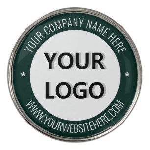 Custom Logo and Text Golf Ball Marker Your Colors